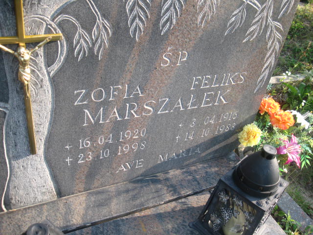 Feliks Marszałek 1916 Elbląg - Grobonet - Wyszukiwarka osób pochowanych