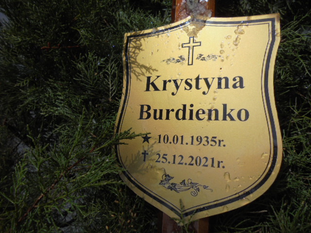Grób Krystyna Burdienko