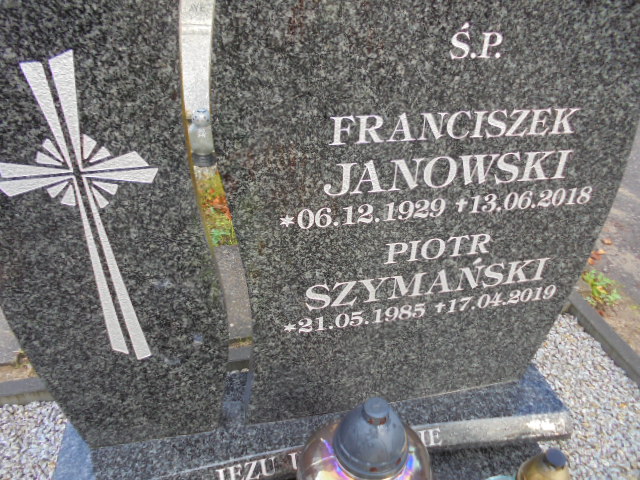 Piotr  Dobromir Szymański 1985 Elbląg - Grobonet - Wyszukiwarka osób pochowanych