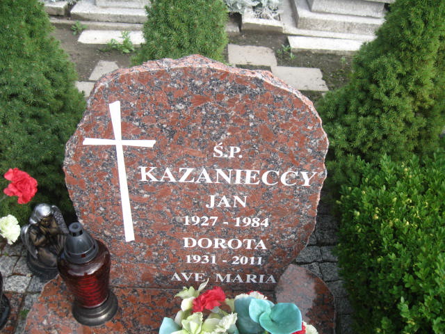 Dorota Maria Kazaniecka 1931 Elbląg - Grobonet - Wyszukiwarka osób pochowanych