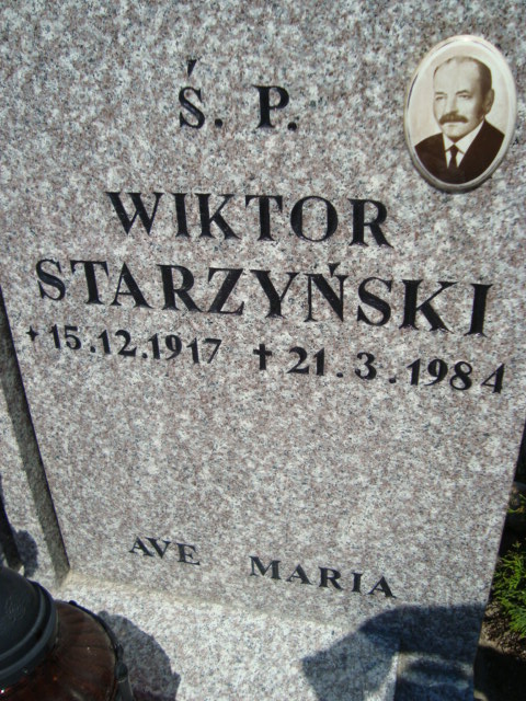 Wiktor Starzyński 1917 Elbląg - Grobonet - Wyszukiwarka osób pochowanych