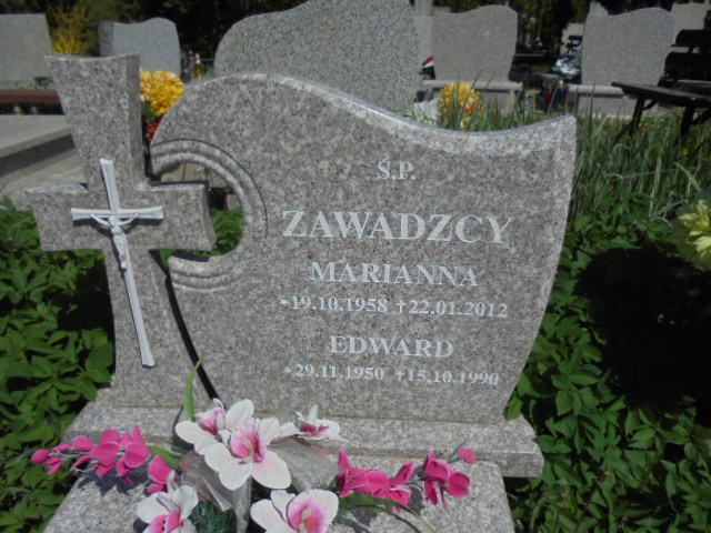 Marianna Zawadzka 1958 Elbląg - Grobonet - Wyszukiwarka osób pochowanych