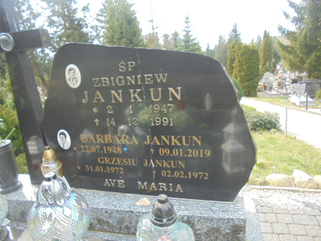 Grób Barbara Jankun  